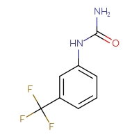 Chemical structure of [3-(trifluoromethyl)phenyl]urea - CSSB00000238927