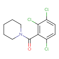 Chemical structure of 1-(2,3,6-trichlorobenzoyl)piperidine - CSSB00103417385