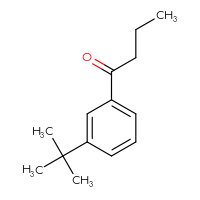 Chemical structure of 1-(3-tert-butylphenyl)butan-1-one - CSSB00010243571