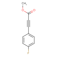 Chemical structure of methyl 3-(4-fluorophenyl)prop-2-ynoate - CSSB00012100180