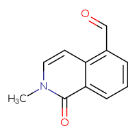 Chemical structure of 2-methyl-1-oxo-1,2-dihydroisoquinoline-5-carbaldehyde - CSSB00010369379