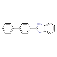 Chemical structure of 2-{[1,1'-biphenyl]-4-yl}-1H-1,3-benzodiazole - CSSB00102589587