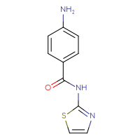 Chemical structure of 4-amino-N-(1,3-thiazol-2-yl)benzamide - CSSB00000737639