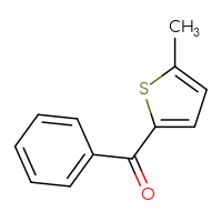 Chemical structure of (5-methylthiophen-2-yl)(phenyl)methanone - CSSB00011267949