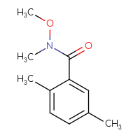 Chemical structure of N-methoxy-N,2,5-trimethylbenzamide - CSSB00000174390