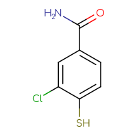 Chemical structure of 3-chloro-4-sulfanylbenzamide - CSSB00009828807