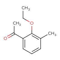 Chemical structure of 1-(2-ethoxy-3-methylphenyl)ethan-1-one - CSSB00009854906