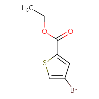 Chemical structure of ethyl 4-bromothiophene-2-carboxylate - CSSB00009815474