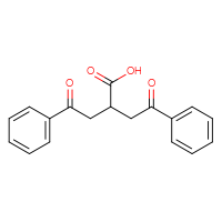 Chemical structure of 4-oxo-2-(2-oxo-2-phenylethyl)-4-phenylbutanoic acid - CSSB00159717532