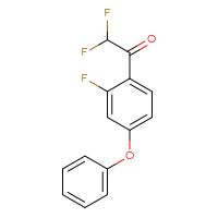 Chemical structure of 2,2-difluoro-1-(2-fluoro-4-phenoxyphenyl)ethan-1-one - CSSB21103687577