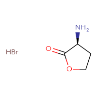 Chemical structure of (3S)-3-aminooxolan-2-one hydrobromide - CSSB00016988223