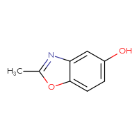 Chemical structure of 2-methyl-1,3-benzoxazol-5-ol - CSSB00000102623