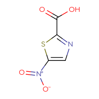 Chemical structure of 5-nitro-1,3-thiazole-2-carboxylic acid - CSSB00009886737