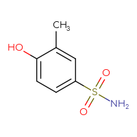 Chemical structure of 4-hydroxy-3-methylbenzene-1-sulfonamide - CSSB00012183337