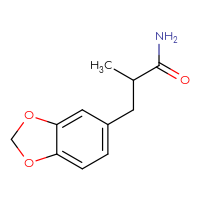 Chemical structure of 3-(2H-1,3-benzodioxol-5-yl)-2-methylpropanamide - CSSB00010569352