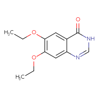 Chemical structure of 6,7-diethoxy-3,4-dihydroquinazolin-4-one - CSSB00003676752