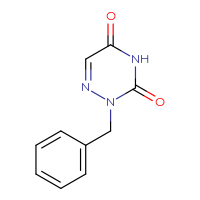 Chemical structure of 2-benzyl-2,3,4,5-tetrahydro-1,2,4-triazine-3,5-dione - CSSB00000029573