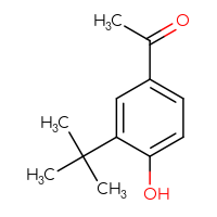 Chemical structure of 1-(3-tert-butyl-4-hydroxyphenyl)ethan-1-one - CSSB00012181098