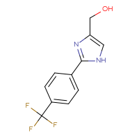 Chemical structure of {2-[4-(trifluoromethyl)phenyl]-1H-imidazol-4-yl}methanol - CSSB00001044209