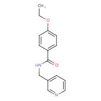 Chemical structure of 4-ethoxy-N-[(pyridin-3-yl)methyl]benzamide - CSSB00046314608