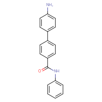 Chemical structure of 4'-amino-N-phenyl-[1,1'-biphenyl]-4-carboxamide - CSSB06584849692