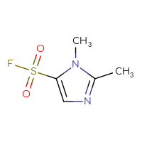 Chemical structure of 1,2-dimethyl-1H-imidazole-5-sulfonyl fluoride - CSSB00102716269