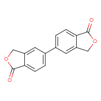 Chemical structure of 5-(1-oxo-1,3-dihydro-2-benzofuran-5-yl)-1,3-dihydro-2-benzofuran-1-one - CSSB01730513335