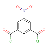 Chemical structure of 5-nitrobenzene-1,3-dicarbonyl dichloride - CSSB00009993153