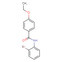 Chemical structure of N-(2-bromophenyl)-4-ethoxybenzamide - CSSB00000579990