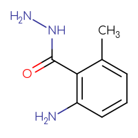 Chemical structure of 2-amino-6-methylbenzohydrazide - CSSB02516819919
