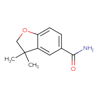 Chemical structure of 3,3-dimethyl-2,3-dihydro-1-benzofuran-5-carboxamide - CSSB00009841814
