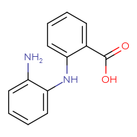 Chemical structure of 2-[(2-aminophenyl)amino]benzoic acid - CSSB00102594648