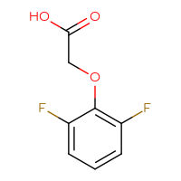 Chemical structure of 2-(2,6-difluorophenoxy)acetic acid - CSSB00012180456