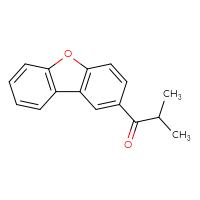 Chemical structure of 2-methyl-1-{8-oxatricyclo[7.4.0.0²,⁷]trideca-1(9),2(7),3,5,10,12-hexaen-4-yl}propan-1-one - CSSB02525577541