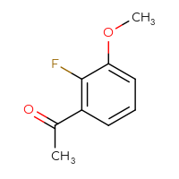 Chemical structure of 1-(2-fluoro-3-methoxyphenyl)ethan-1-one - CSSB00012180810