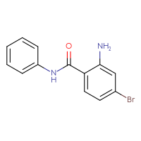 Chemical structure of 2-amino-4-bromo-N-phenylbenzamide - CSSB00008428043