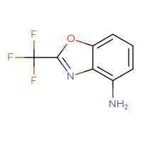 Chemical structure of 2-(trifluoromethyl)-1,3-benzoxazol-4-amine - CSSB00000689026