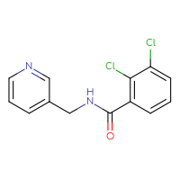 Chemical structure of 2,3-dichloro-N-[(pyridin-3-yl)methyl]benzamide - CSSB00104031959