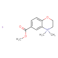 Chemical structure of 6-(methoxycarbonyl)-4,4-dimethyl-3,4-dihydro-2H-1,4-benzoxazin-4-ium iodide - CSSB00010254604