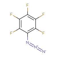 Chemical structure of 1-azido-2,3,4,5,6-pentafluorobenzene - CSSB00012787871