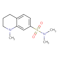 Chemical structure of N,N,1-trimethyl-1,2,3,4-tetrahydroquinoline-7-sulfonamide - CSSB01998232008