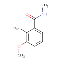 Chemical structure of 3-methoxy-N,2-dimethylbenzamide - CSSB00009828876