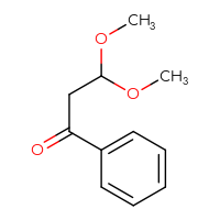 Chemical structure of 3,3-dimethoxy-1-phenylpropan-1-one - CSSB00011264788