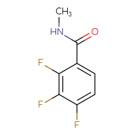 Chemical structure of 2,3,4-trifluoro-N-methylbenzamide - CSSB00012639156