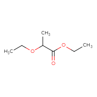 Chemical structure of ethyl 2-ethoxypropanoate - CSSB00011294828