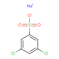 Chemical structure of sodium 3,5-dichlorobenzene-1-sulfonate - CSSB00013055830