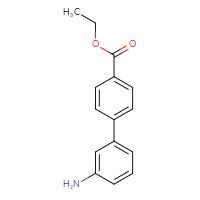 Chemical structure of ethyl 3'-amino-[1,1'-biphenyl]-4-carboxylate - CSSB02169501333