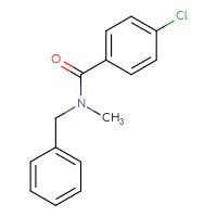 Chemical structure of N-benzyl-4-chloro-N-methylbenzamide - CSSB00000001461