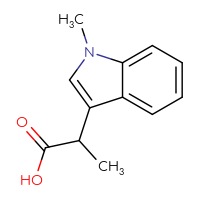 Chemical structure of 2-(1-methyl-1H-indol-3-yl)propanoic acid - CSSB00000707639