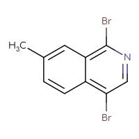 C10H7Br2N